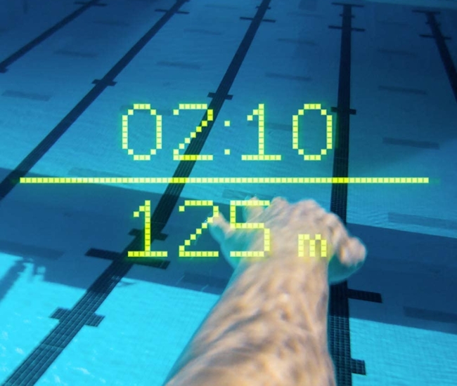 Augmente Reality Schwimmbrille